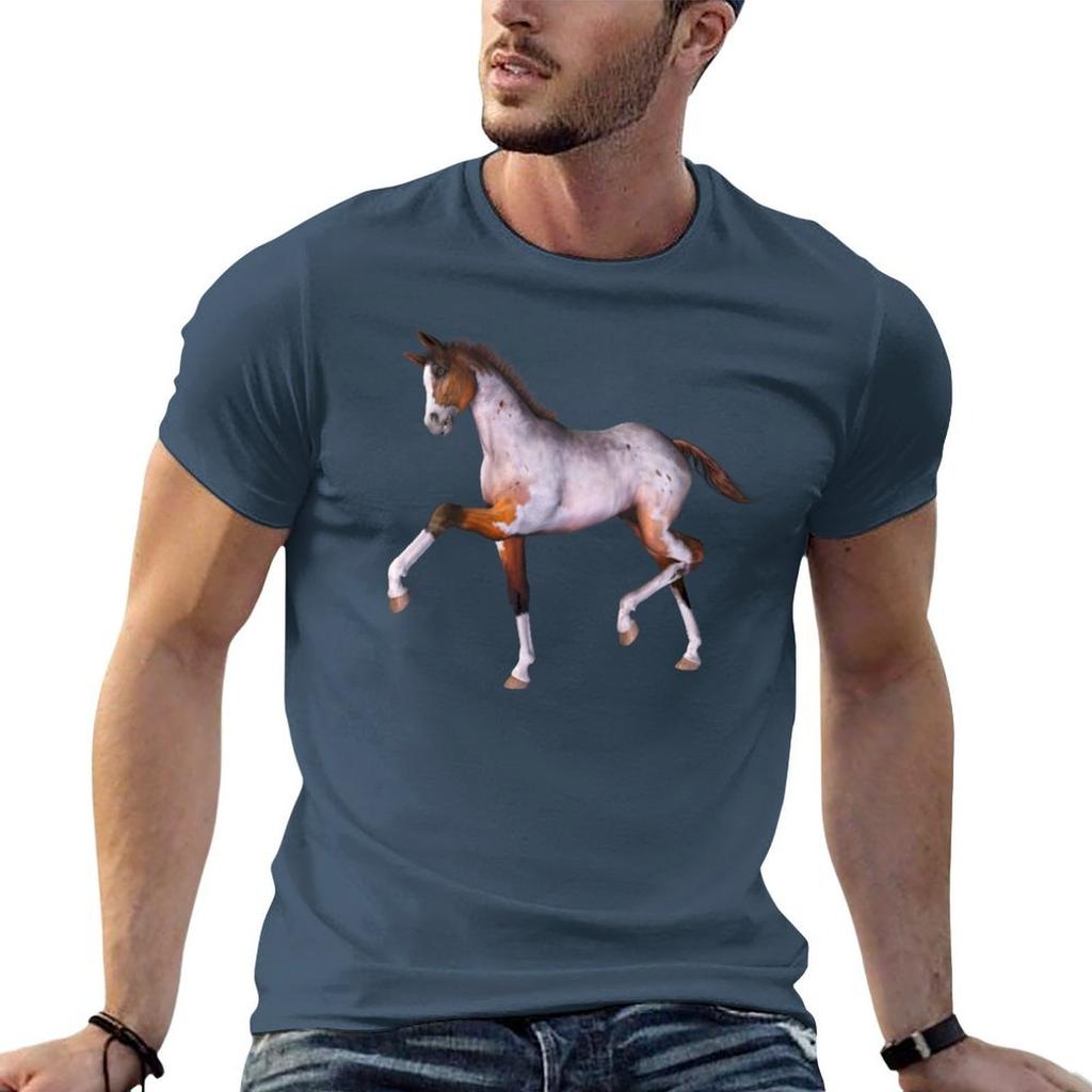 The Little Foal Tshirt Sports Casual Short Sleeve Cotton Tee