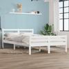 VidaXL Bed Frames White Solid Wood 140x200 Cm 814820