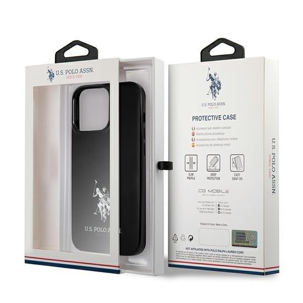 Kryt zadního panelu U.S.. Polo PU US Polo USHCP13LUMHK iPhone 13 Pro / 13 6,1" černý/black hardcase Logo koně