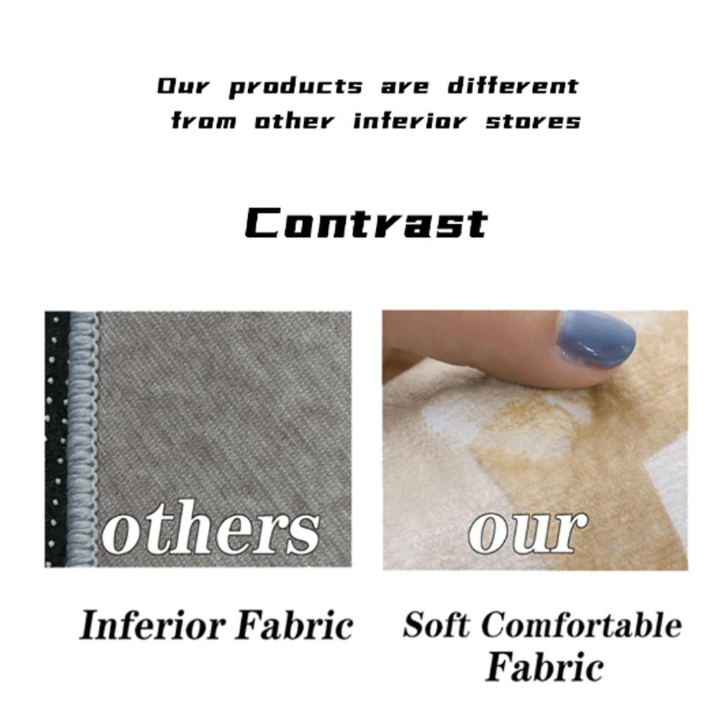 Nordic Light Luxury Stripes Carpet for Living Room Decor Soft Easy Cleaning Rugs for Bedroom Large Area Orange Brown Floor Mat