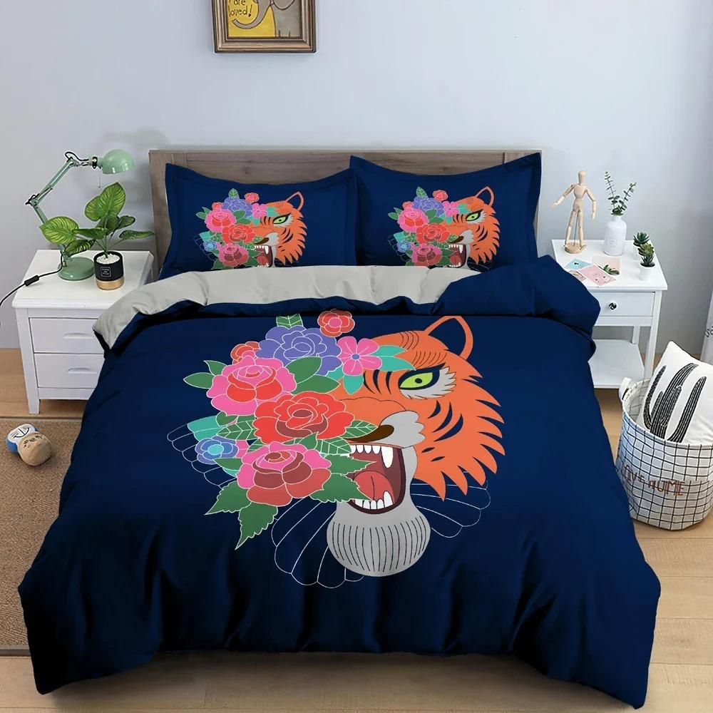 

3D Мультяшный Животный Узор Постельное Белье Мягкий Роскошный Комплект Пододеяльника Клетки Спальня Односпальный Полуторный Двуспальный Кинг Квин Постельные Принадлежности 70x133cm 2pcs