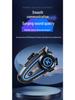 Bluetooth Motorcycle Helmet Intercom with Lights - Dual-User Capability