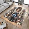 1PC Girl Books Extra Large Non Slip Floor Carpet, Office, Family, Bedroom, Studio Large Area Rug Indoor Rugs