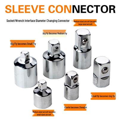 Multi-Drive Ratchet Socket Adapter: Converts 1/2" To 3/8" To 1/4