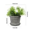 1PC Artificial Bonsai Table Ornaments Flowers Potted Fake Plants Alphabet Pots Desktop Decoration
