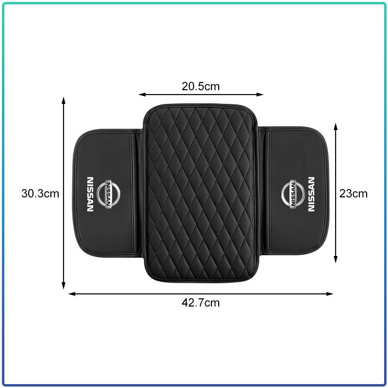 Car Storage Bag Center Armrest Protective Cushion Support For Nissan GTR Teana Skyline Kawasaki R32 R34 R35 J10 J11 Juke X C210 R30 GTS-R
