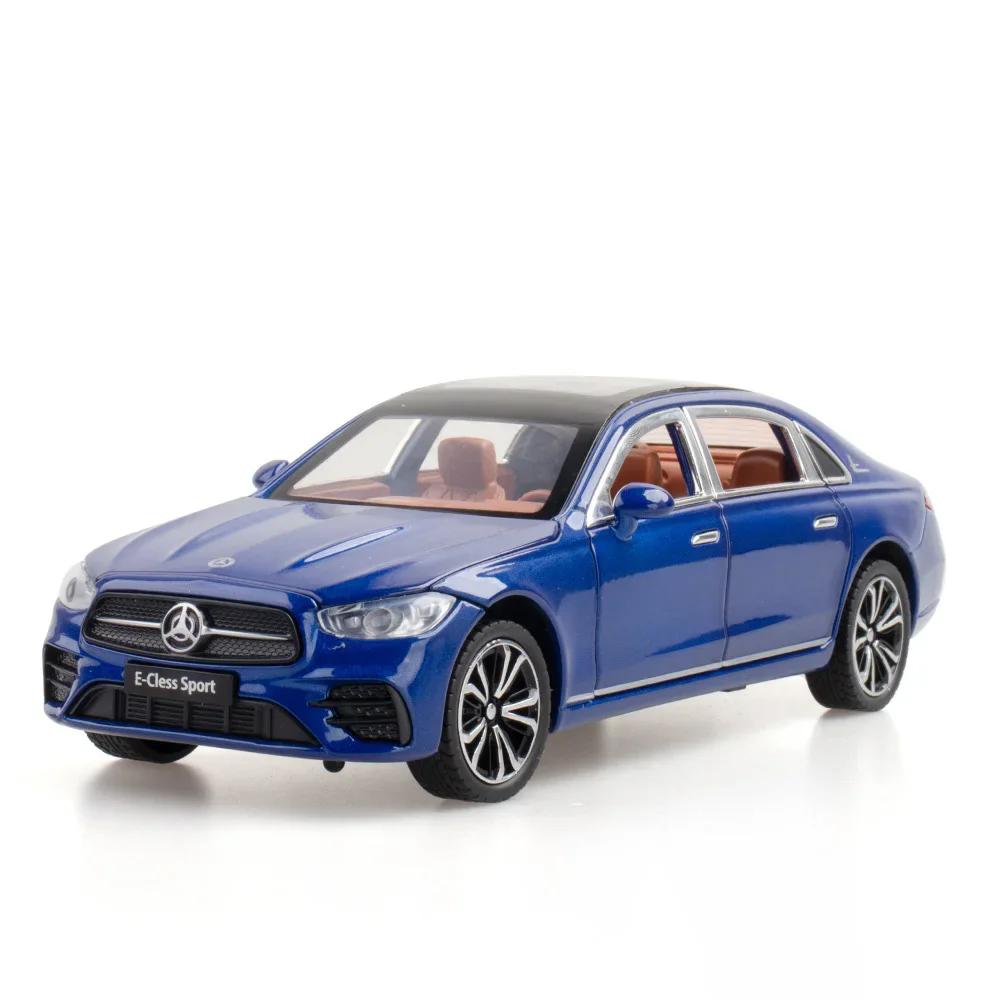 1:24 SLR E300L Sports Car Model Toy Metal Diecast Miniature Vehicles Models Pull Back Toys Collection Kids Birthday Gifts