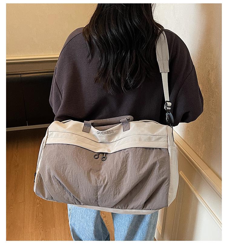 Women's Waterproof Gym & Travel Bag - Large Capacity, Wet/Dry Separation, Crossbody Handbag for Yoga & Swimming