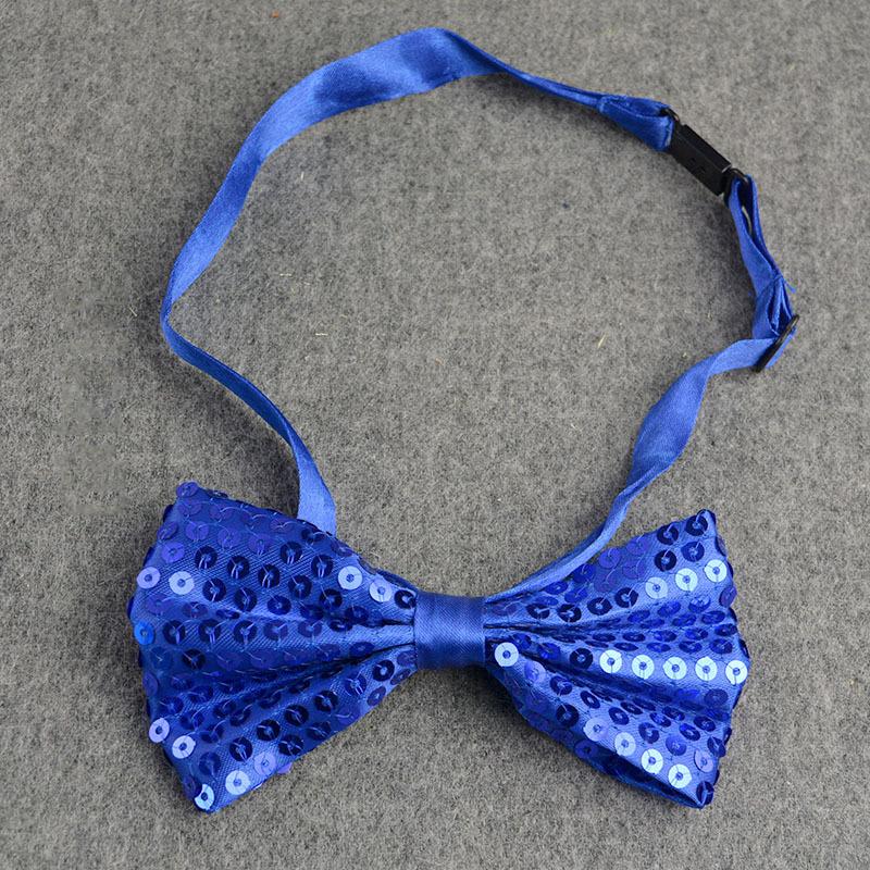 Sequins Bowtie Stage Performance Bow Tie For Men Woman Fashion Butterfly Shining Sequin Necktie Boys Girls Christmas Party Gifts