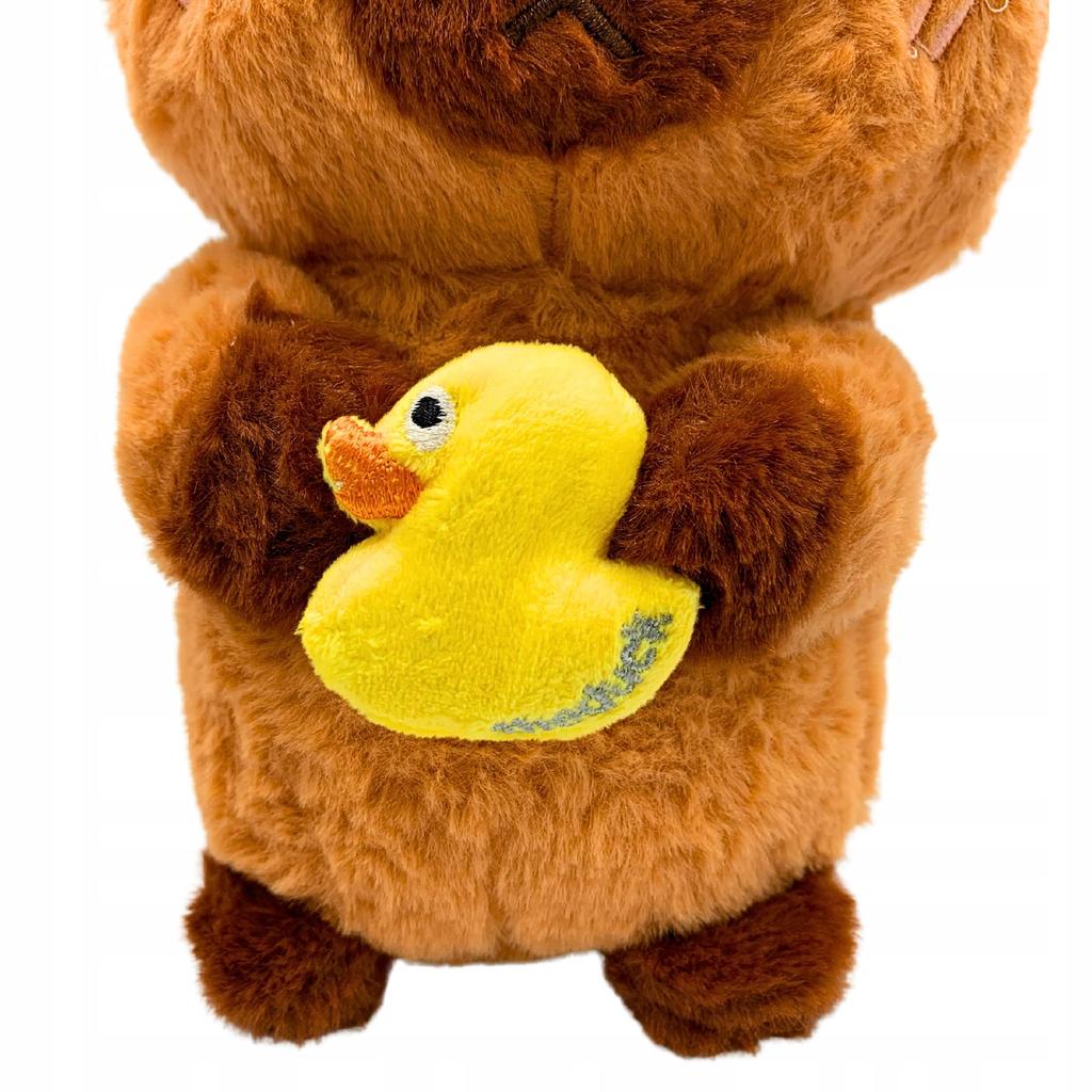 Plush Toy Capybara With Duck Duckling Plush Toy 25 Cm