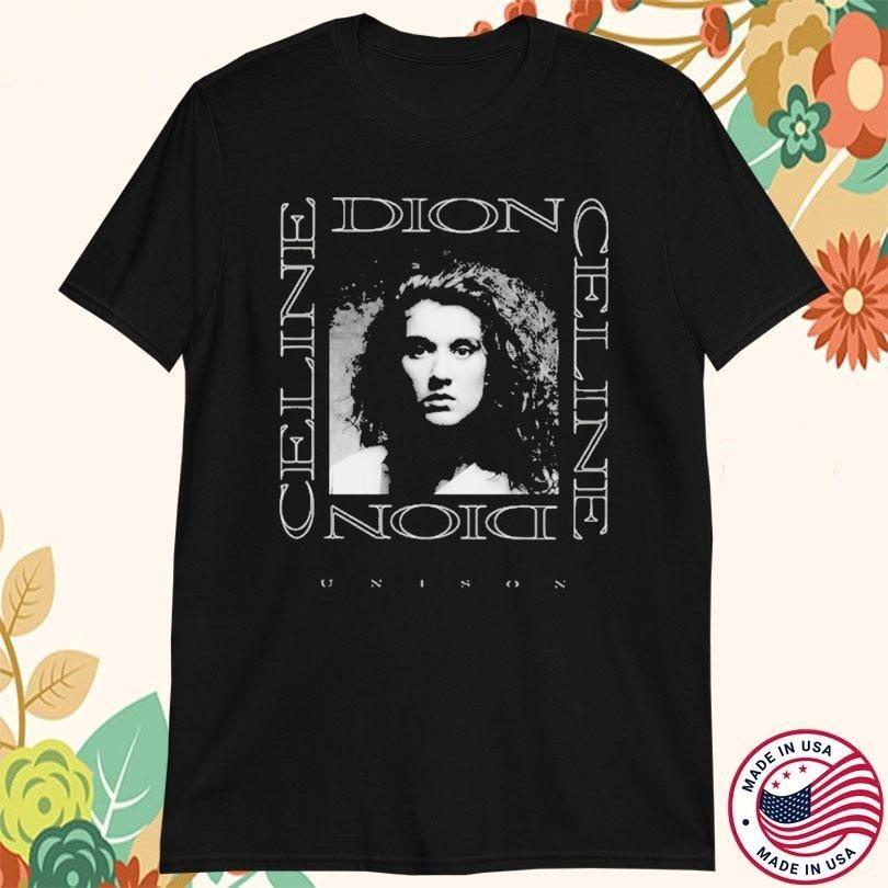 NEW Celine Dion Unison Album Heavy Cotton Black T Shirt UR714 S