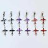 Dark Punk Thorn Cross Earrings & Necklace Set - Stainless Steel, High-End Niche Spicy Girl Style