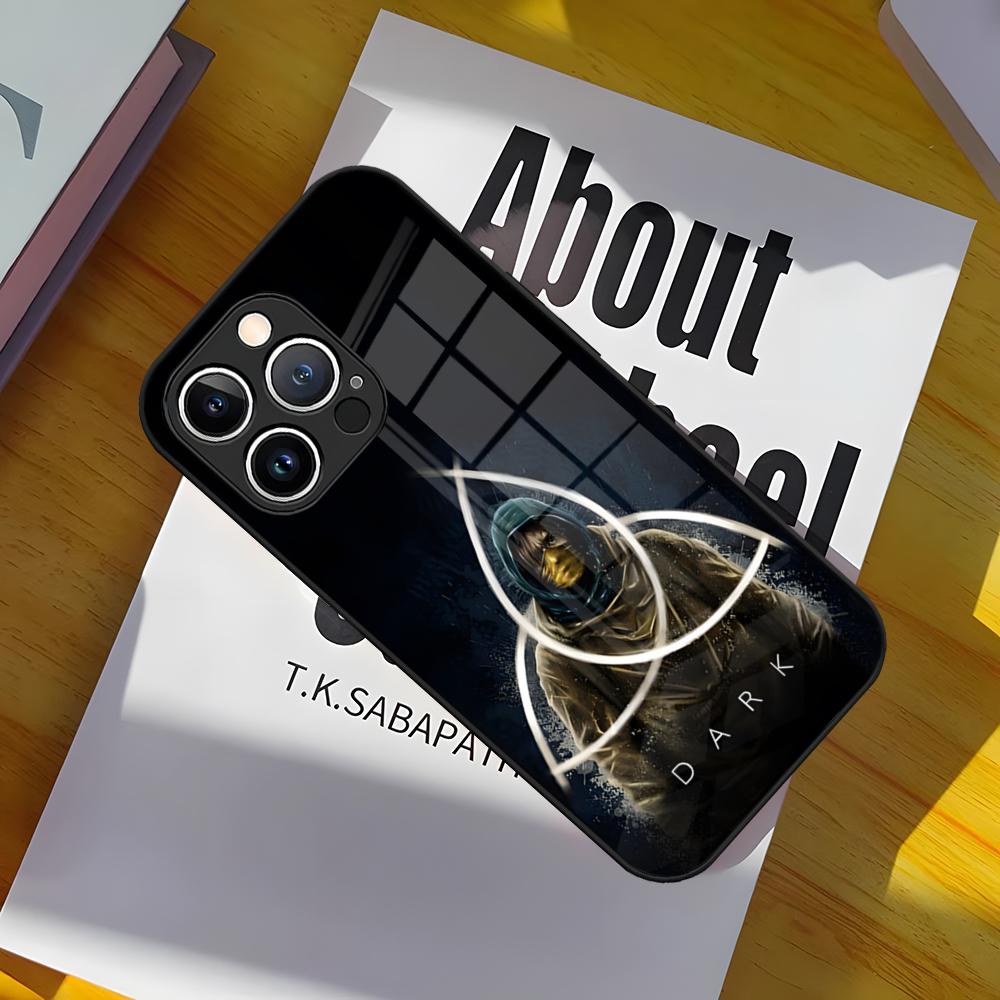 Cool D_Dark TV Series Phone Case Glass Cover For IPhone 17 15 Pro Max 14 Pro 16 12 11 13 Mini X XR XS 8 7 Plus SE