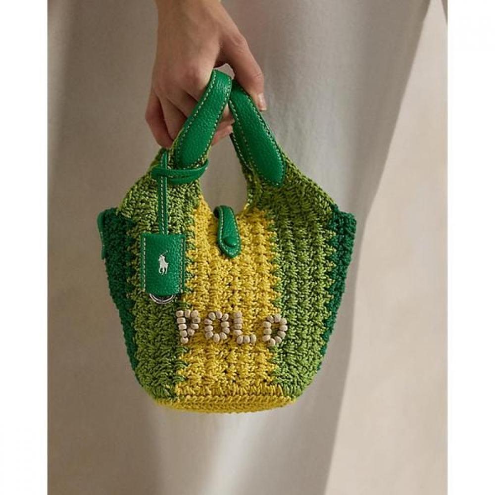 Polo Ralph Lauren Women S Crochet Small Tote And croSSbody Bag wapoBag03520123300