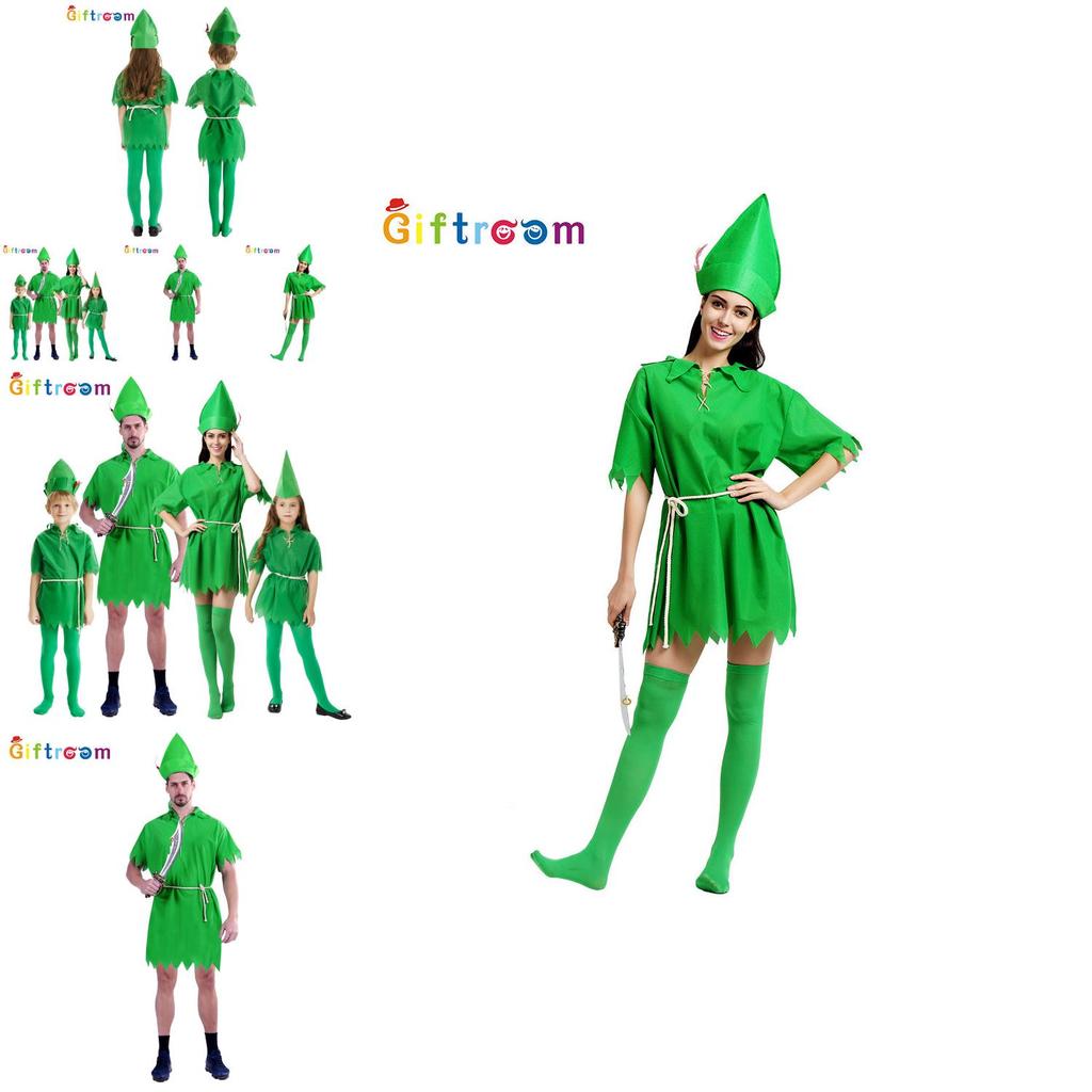 Couples And Family Friendly Peter Pan Costume For Halloween Theme Party Fun