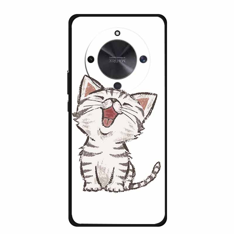 For Honor X70 5G Phone Case X 70 6.79 Cool Animals TPU Black Edge Silicone Soft Coque For HonorX 70 Shockproof Protective Shell Honor X70