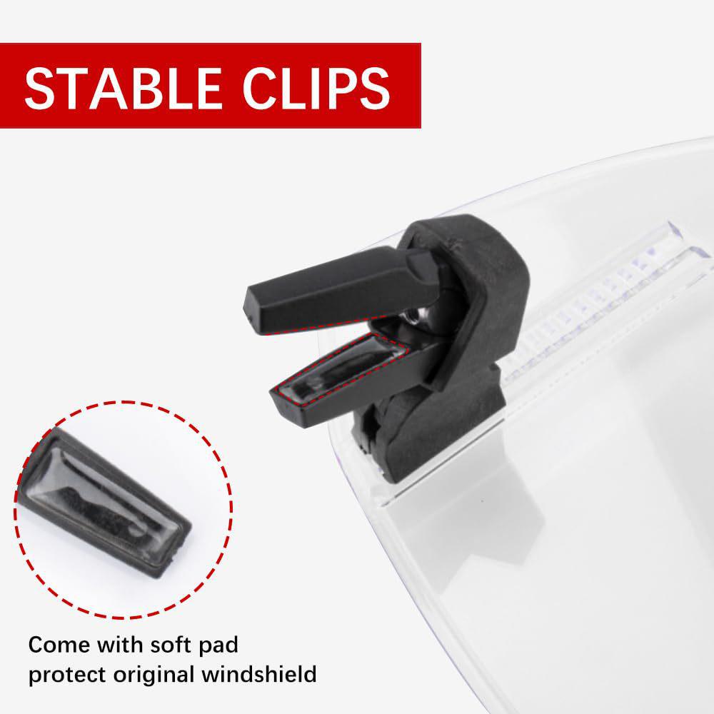 Universal Winter Motorcycle Windshield with Adjustable Spoiler for Yamaha