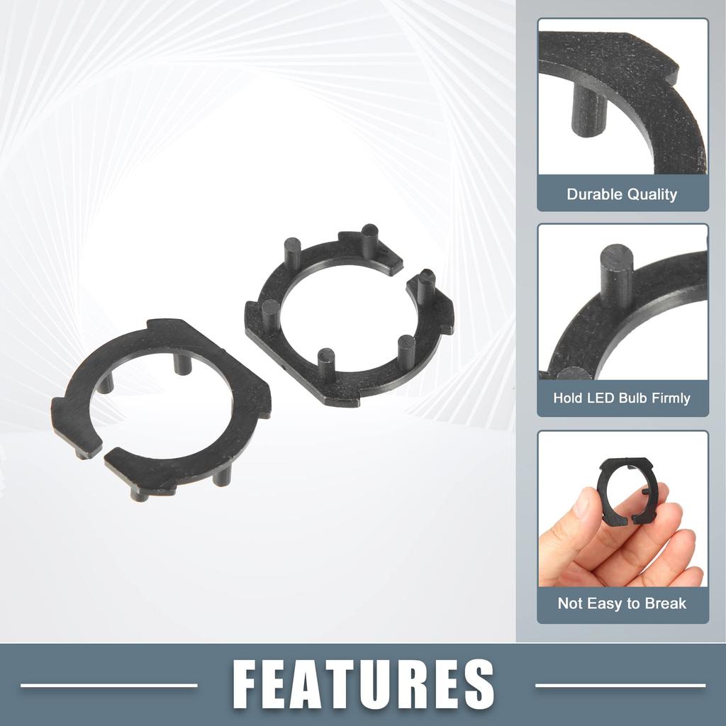 A ABSOPRO Bulb Socket Light Socket Lamp Socket Car Socket H7 LED Headlight Bulb