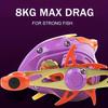 High Quality Long Casting Performance High Speed Gear Ratio Magnetic Brake System Two-handed Design Suitable for Freshwater and Saltwater Fishing