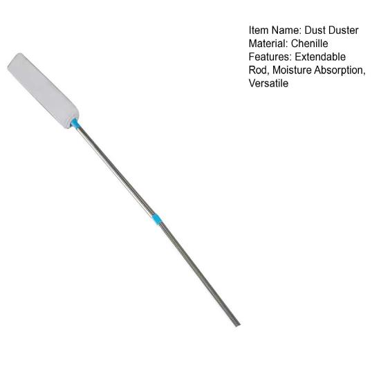 Prachovka s pratelným hadříkem Dlouhá tyč Čistič prachu z peří Nastavitelná rukojeť Štětec na odstraňování prachu ze štěrbin Zatahovací lapač prachu