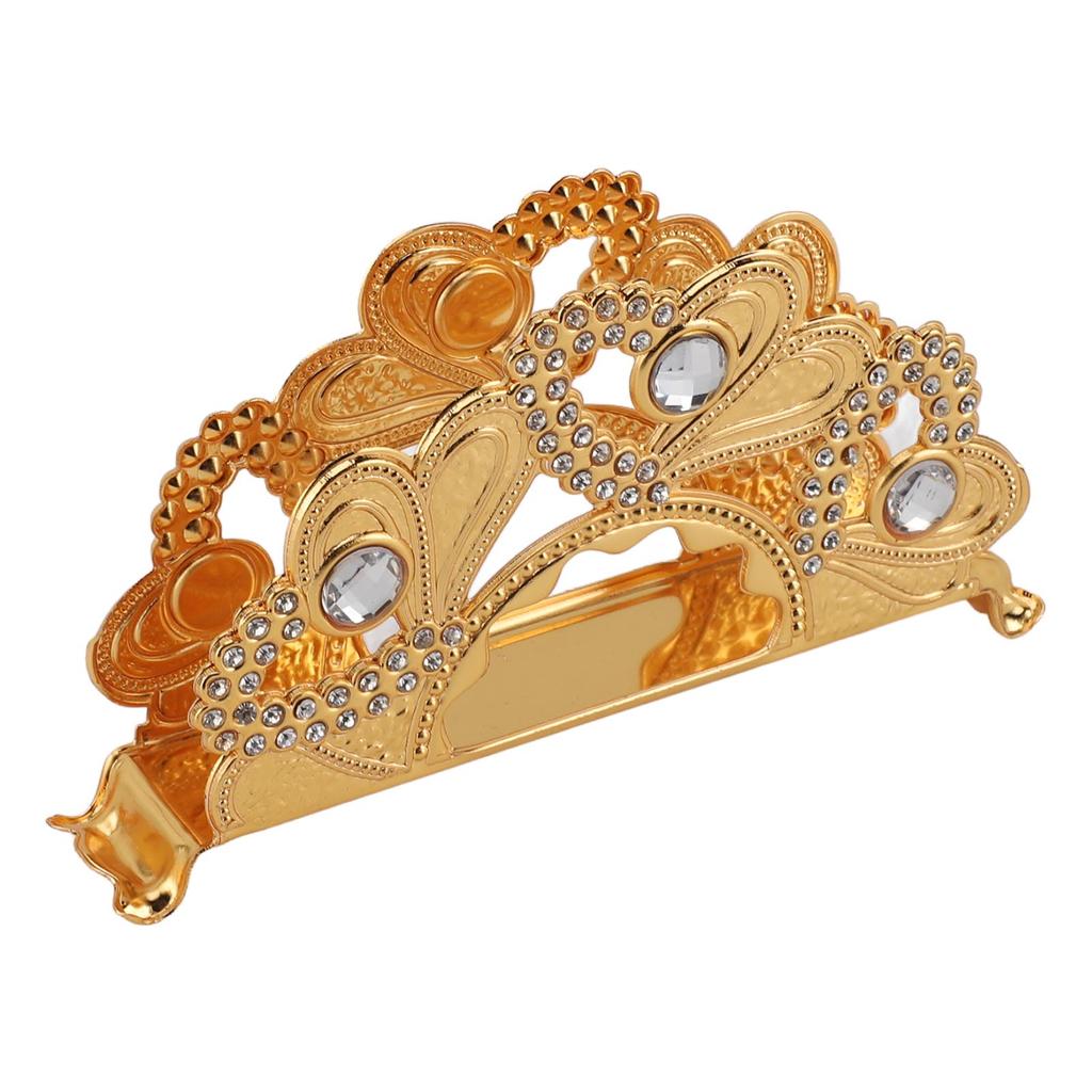 Golden Metal Napkin Holder Exquisite Light Luxury European Style Zinc Alloy Table Napkin Organizer for Kitchen Dinner