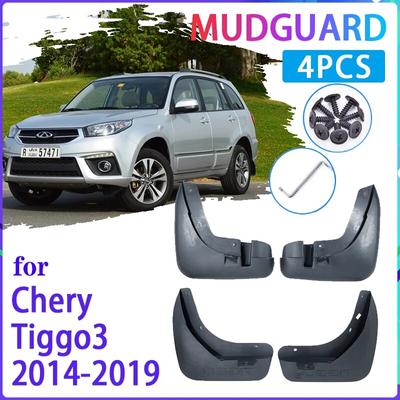 Λασπωτήρες Αυτοκινήτου για Chery Tiggo3 Tiggo 3 2014~ 2015 2016 2017 2018 Λασπωτήρες Προστατευτικά Λάσπης Φτερά Αυτοκινήτου Αξεσουάρ Αυτοκινήτου