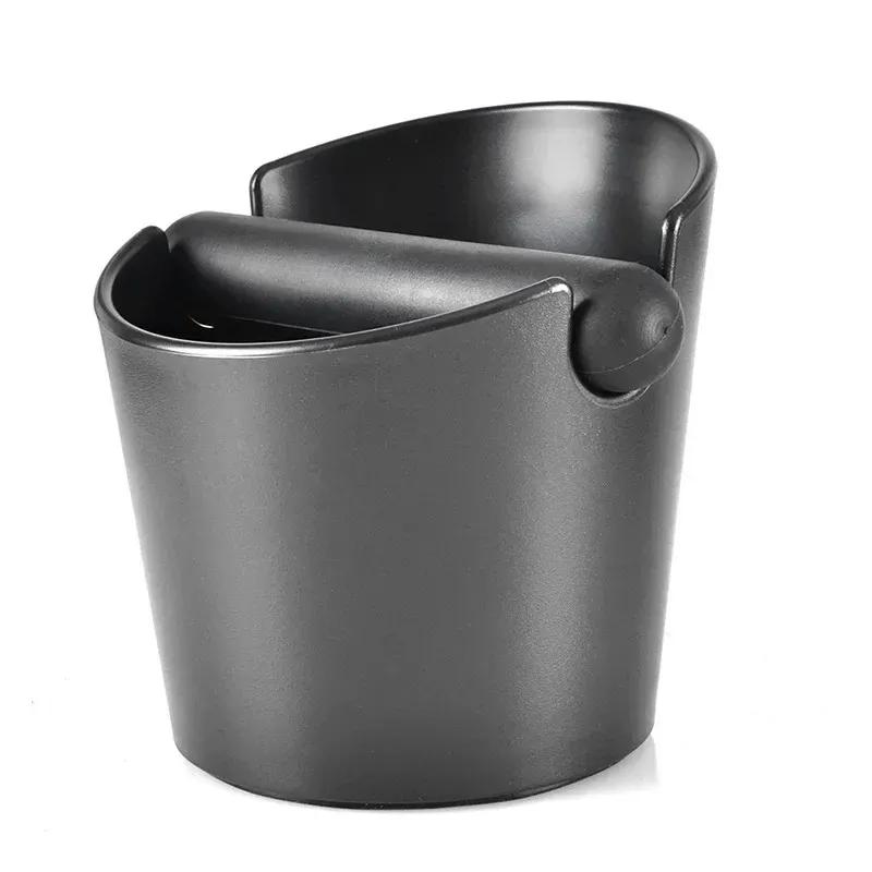 2024 Anti Slip Shock-absorbent Espresso Knock Box Anti Slip Coffee Grind Dump Bin Waste Bin With Detachable Knock Bar For Barista