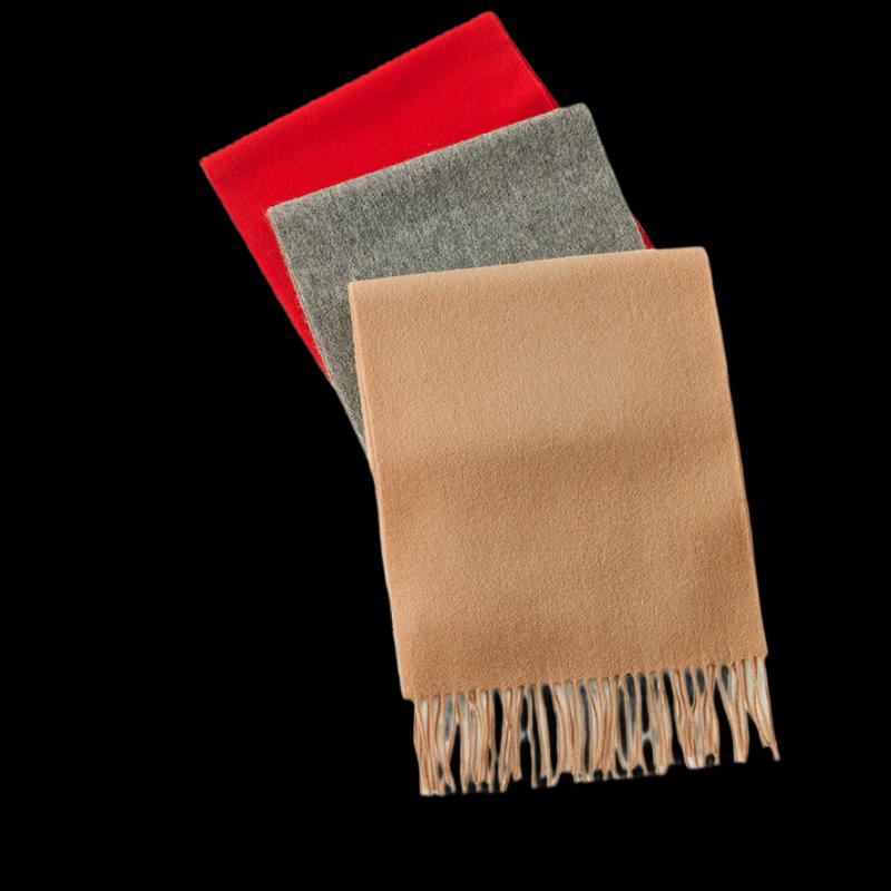 Hengyuanxiang Solid Color Wool Scarf