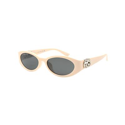 Vintage Narrow Frame Oval Sunglasses GG1662SA Women's White