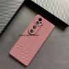 Cover For VIVO V40 5G Case PC Carbon Fiber Texture Pattern Matte Hard Phone Case For Vivo V 40 Slim Thin Stripe Shell Bumper
