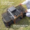 Collapsible Pet Bag for Outdoor Travel Portable Expandable Backpack Shoulder Cat Carrier Bag Handheld Dog Travel Carrier for Car