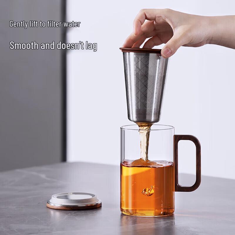 SAMADOYO Bangtian BC10 Glass Tea Infuser Mug, 500ml