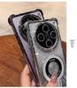Honor 600 Lite/X8D/X9D/X7C Phone Case: Electroplated Glitter with 400SMART Magnetic Bracket