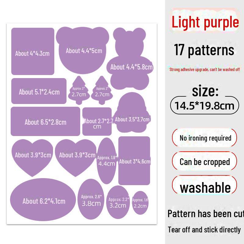 High-End Washable Self-Adhesive Down Jacket Repair Patch