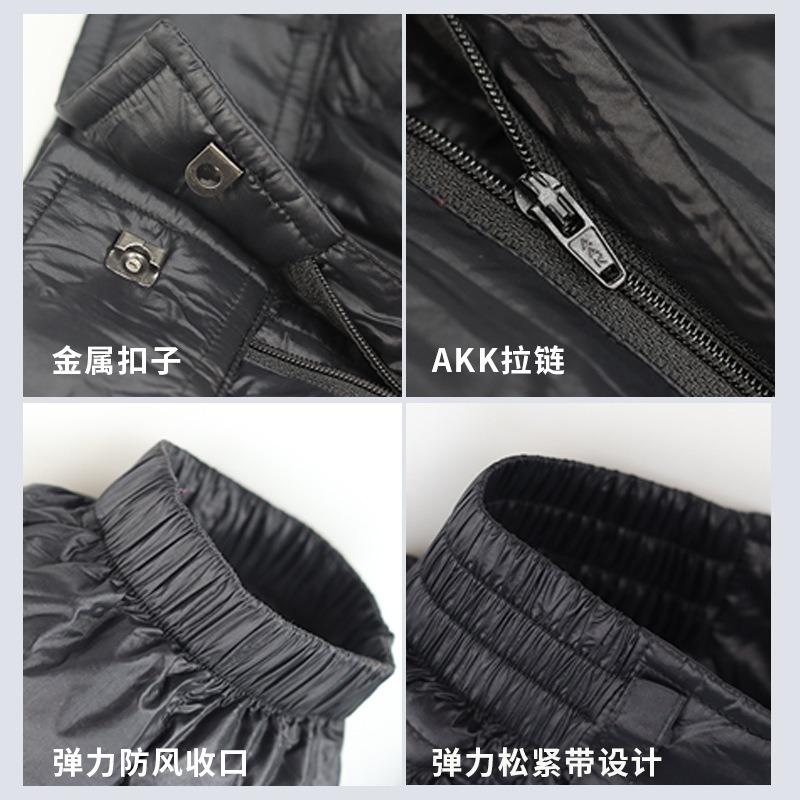Women's outdoor down pants thickened and breathable waterproof and warm lightweight camping goose down pants