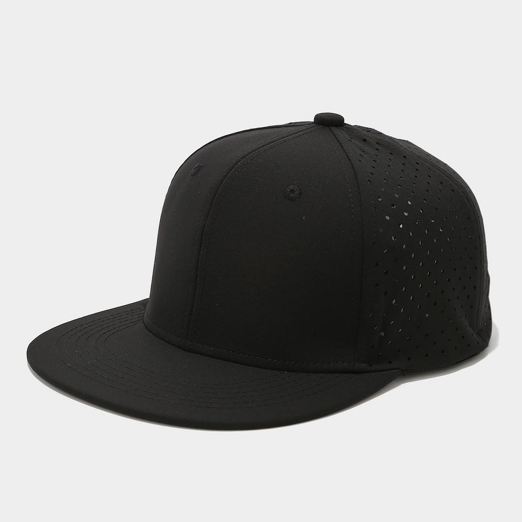 Quick-drying Baseball Cap Fashion Solid Color Hip-hop Hat Teen Hat Flat Brim Hole Eye Breathable Hip-hop Hat Hot Sale