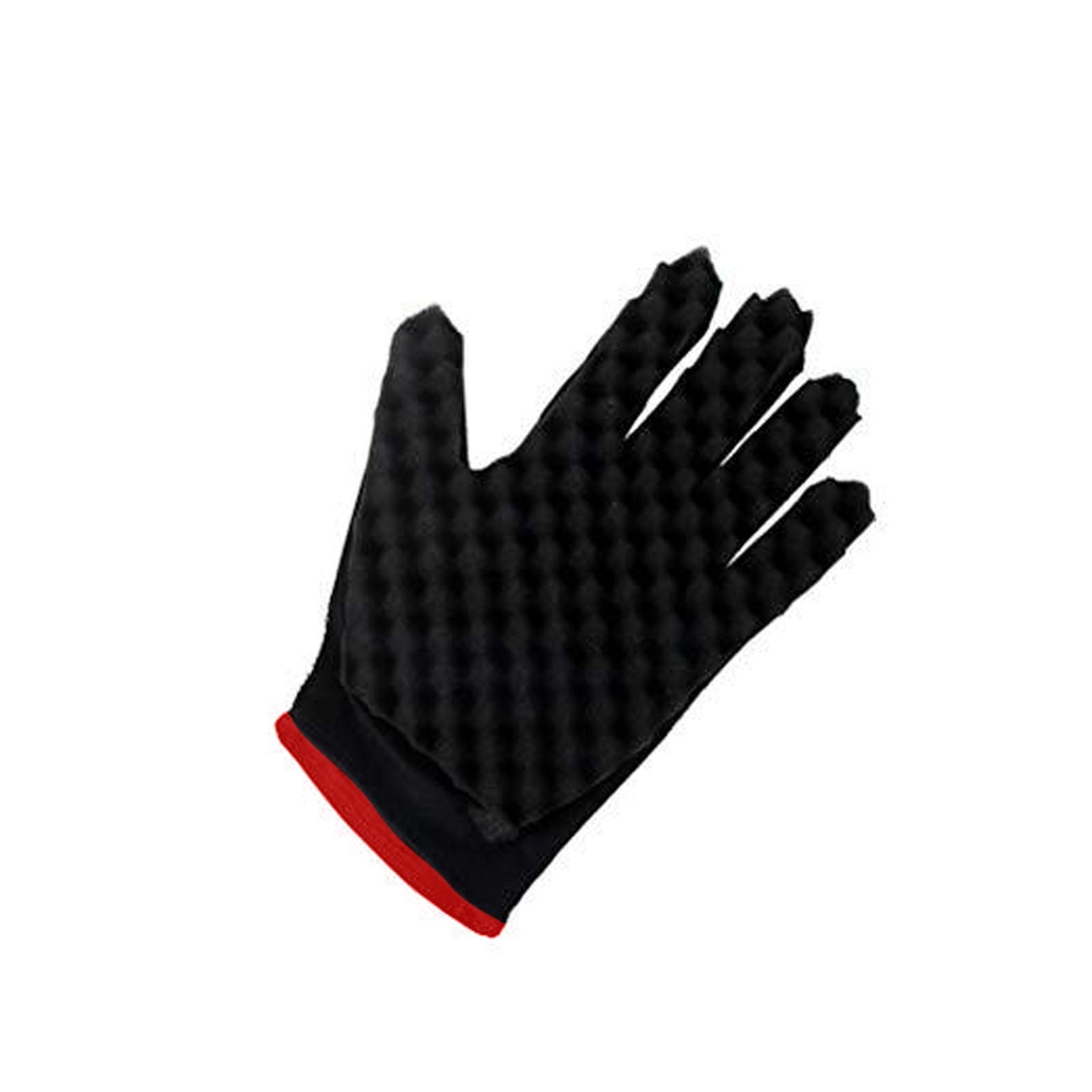 

1PC Fashion Curls Coil Tool Barber Hair Brush Sponge Gloves One Size
