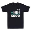 Jezus 2 Vissen 5 Broden 5000 Uitverkorenen Tegen de Stroom in Grappige Meme Heren T-shirt