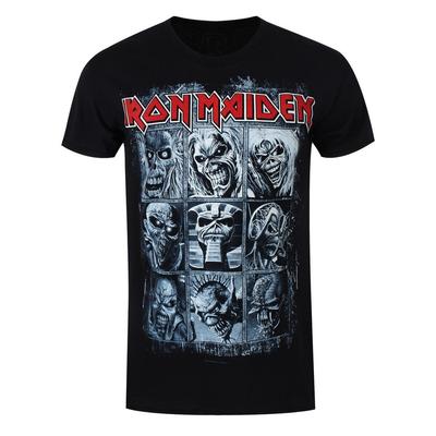 Tričko Iron Maiden Devět 9 Eddies Rocková kapela Nové Černé Oficiální