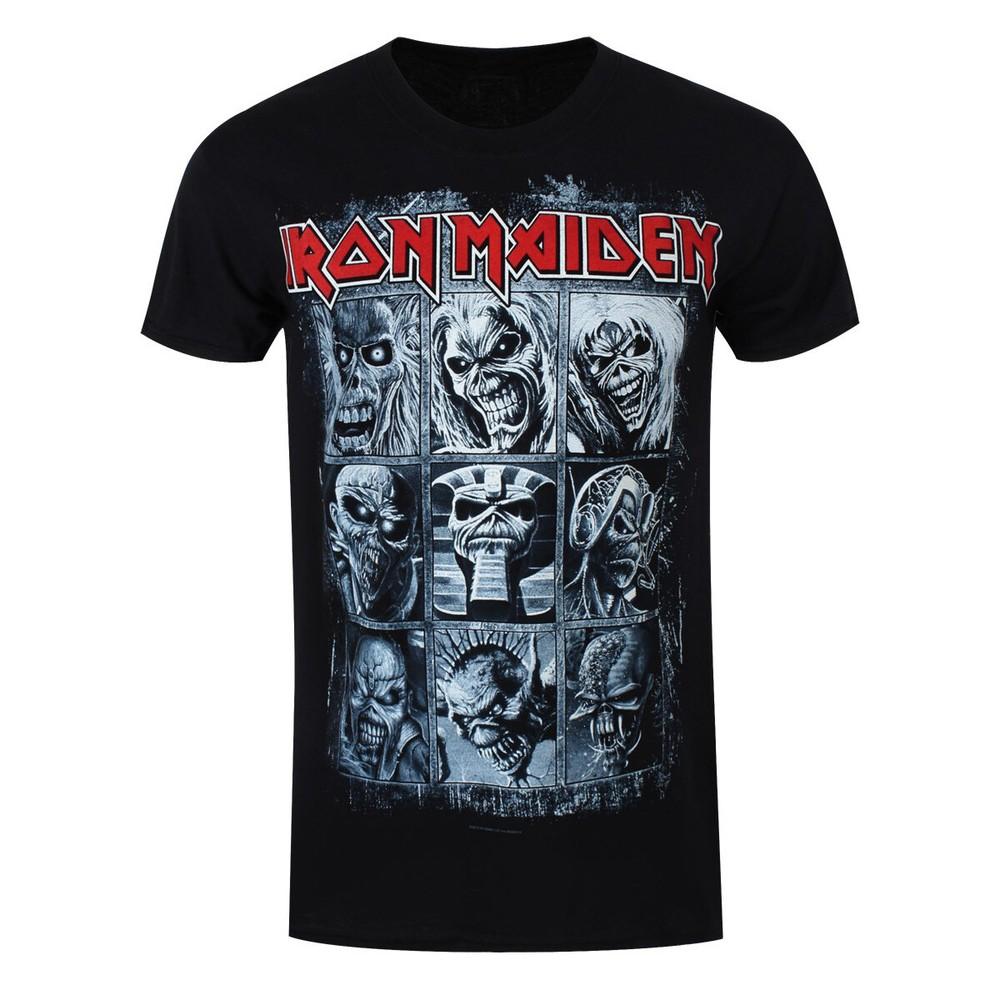 

Iron Maiden T-Shirt Nine 9 Eddies Rock Band New Black Official 4XL