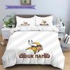 Benutzerdefinierter Name Minnesota Vikings 3 Muster Bettwäsche Steppdecke Set Heimdekoration Geschenk (1 Bettbezug + 2 Kissenbezüge (ohne Füllung))