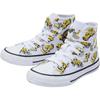 Converse Chuck Taylor All Star Comfortable Versatile Anti-Kick Shock-Absorbing High-Top Canvas Shoes Kids sneaker White A10766C