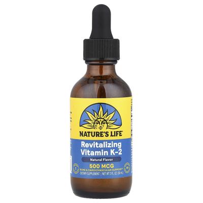 Revitalizing Vitamin K-2, Natural Ingredients, 500Mcg, 59Ml(2Fl Oz)