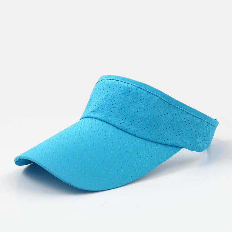 

Женская шляпа однотонная сетчатая дышащая бейсболка с открытым верхом летняя быстросохнущая кепка для защиты от солнца для занятий спортом на открытом воздухе портативная шляпа от солнца One Size