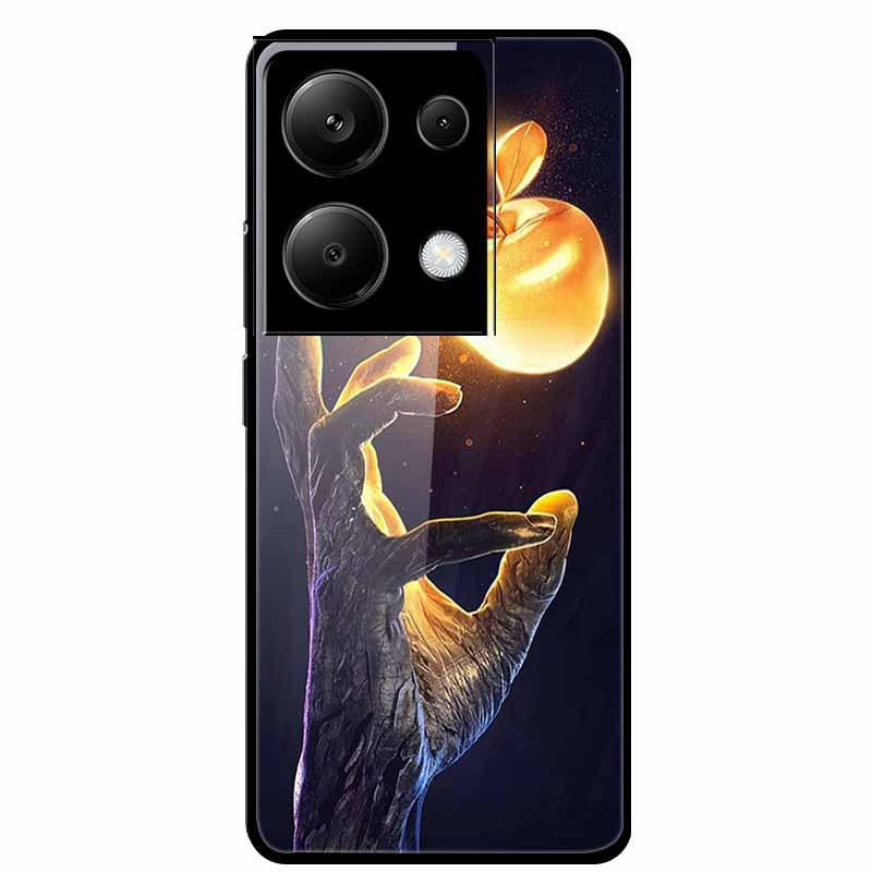 Redmi NOTE 13 PRO 4G Case with Tempered Glass & Aesthetic Color Painting