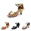 Lyxiga Satin Damskor för Modern Dans, Bollrum, Latin, Tango med Bekväm 5 cm Klack