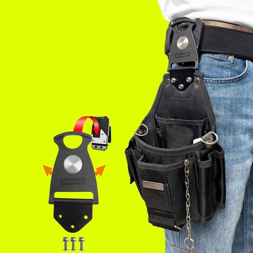 Rotary Tool Belt Buckle Conversion Kit Multifunctional Electrician Bag Universal Accessories Quick Release Clip Belt Bag Buckle