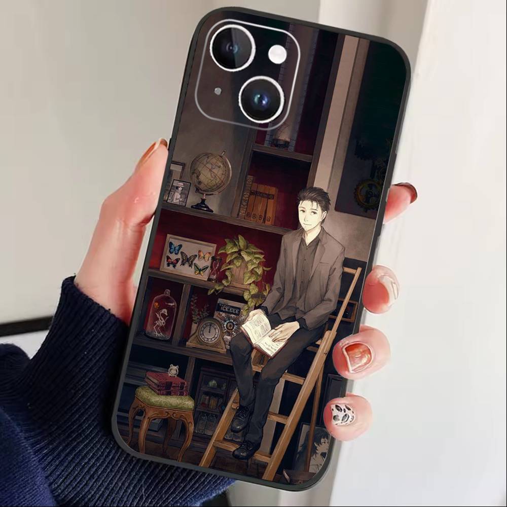 STEINS GATE D-Rintaro O-Okabe Phone Case For iPhone 17 16 15 14 13 12 Max Plus Silicone Black Cover