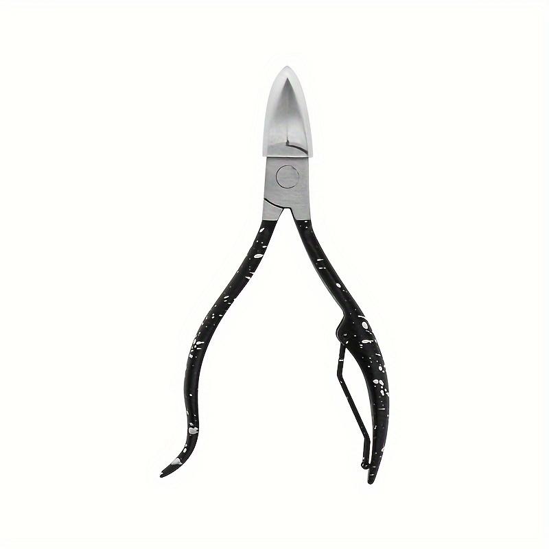 

1 шт. Черный кусачки для вросшего ногтя, кусачки для кутикулы, кусачки для кромки, маникюрные ножницы, инструмент-плоскогубцы 1Pc