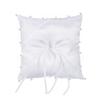 15cm*15cm Wedding Ring Pillow Ribbon Bowknot Pillow Square Shaped With Bow Tie